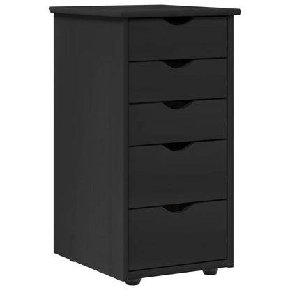 Armadietto Nero 34 x 39 x 61,5 cm Legno di Pino Massello | homemem39