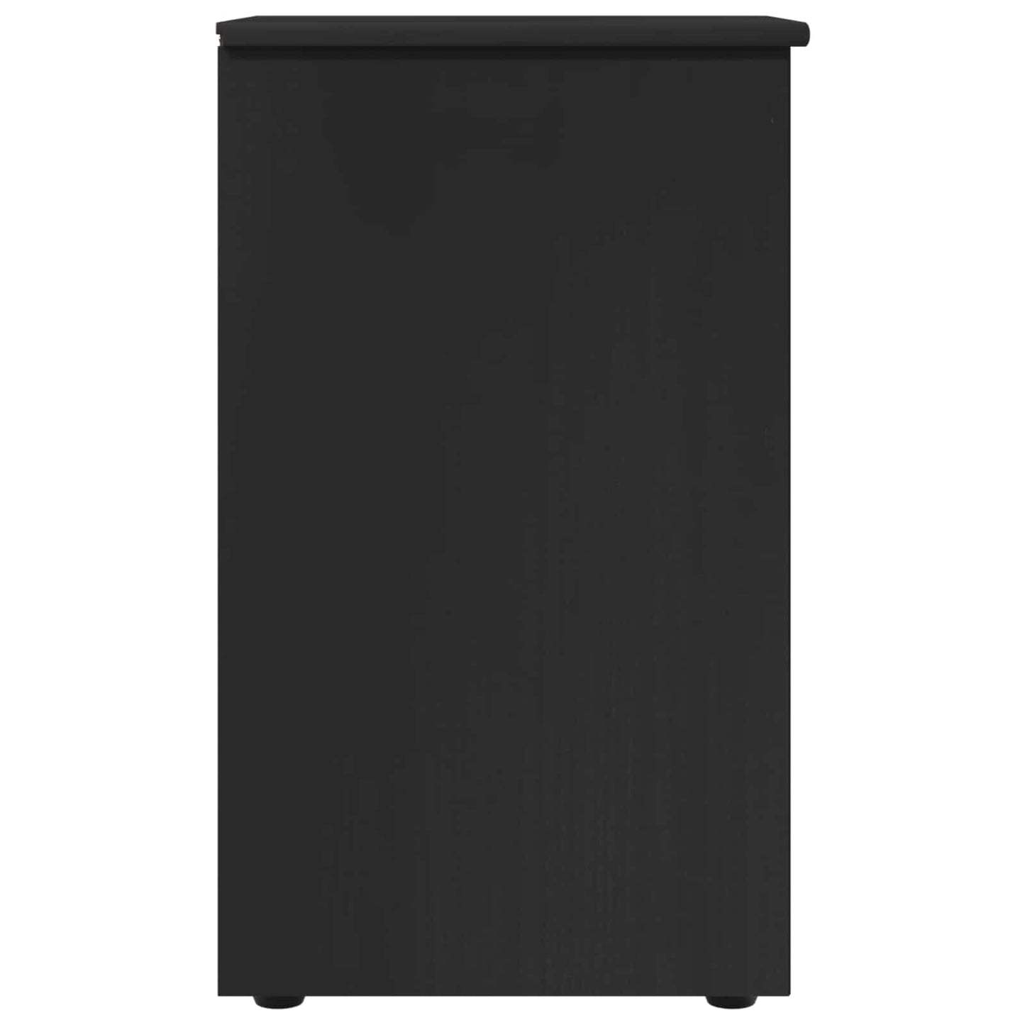 Armadietto Nero 34 x 39 x 61,5 cm Legno di Pino Massello | homemem39