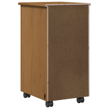 Mobile con Ruote con ruota Marrone Miele 34 x 39 x 65,5 cm | homemem39