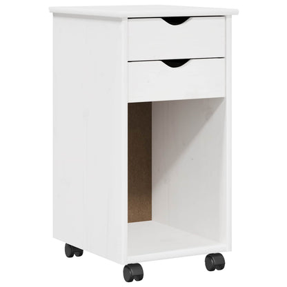 Mobile con Ruote con ruota Bianco 34 x 39 x 65,5 cm | homemem39
