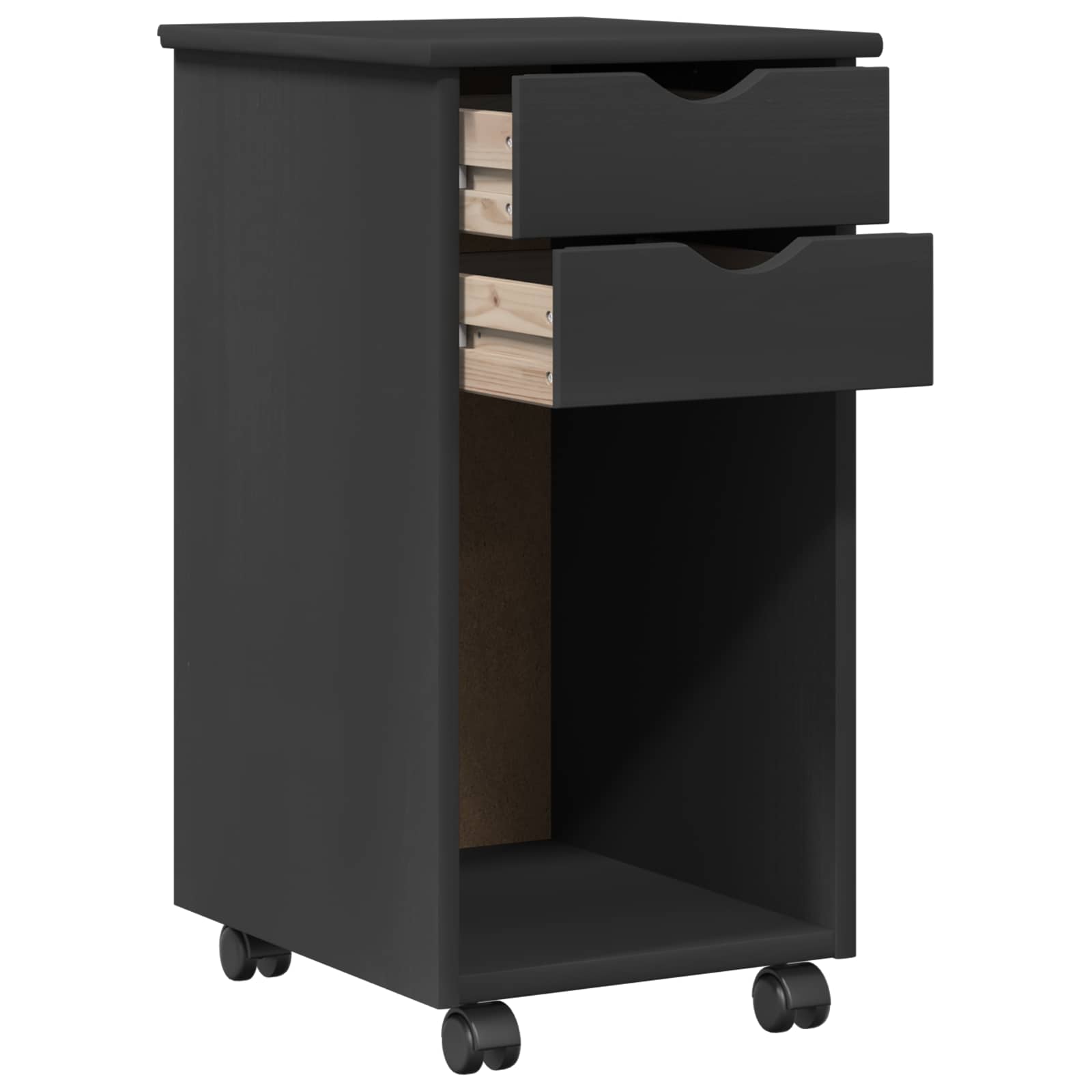 Mobile con Ruote con ruota Grigio 34 x 39 x 65,5 cm | homemem39