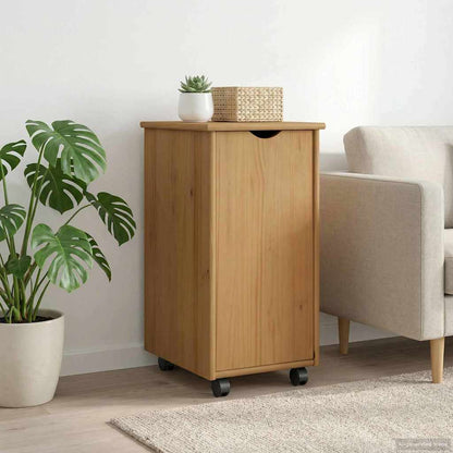 Mobile con Ruote con ruota Marrone miele 34 x 39 x 65,5 cm