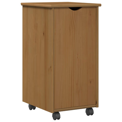 Mobile con Ruote con ruota Marrone miele 34 x 39 x 65,5 cm
