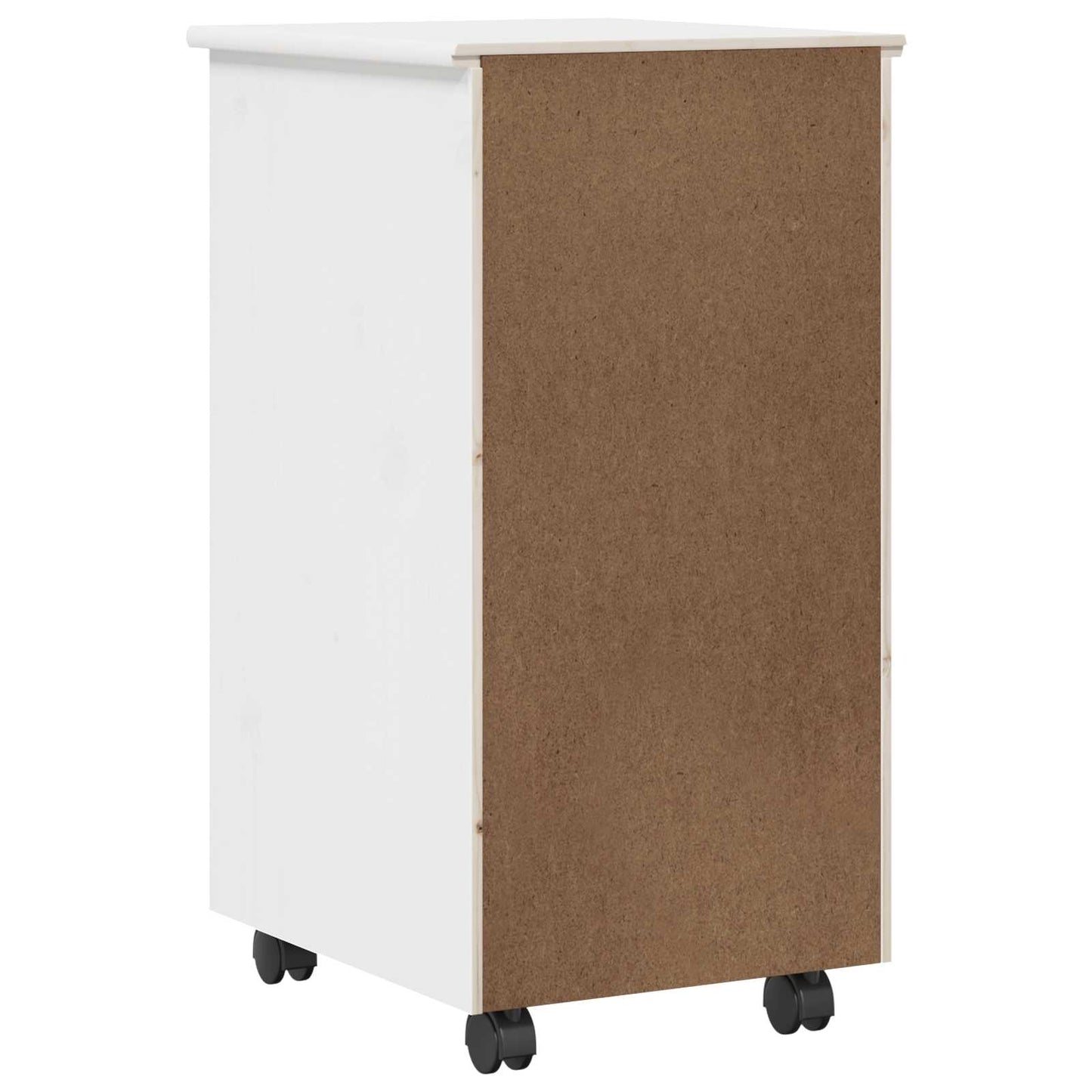 Mobile con Ruote con ruota Bianco 34 x 39 x 65,5 cm | homemem39