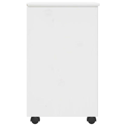 Mobile con Ruote con ruota Bianco 34 x 39 x 65,5 cm