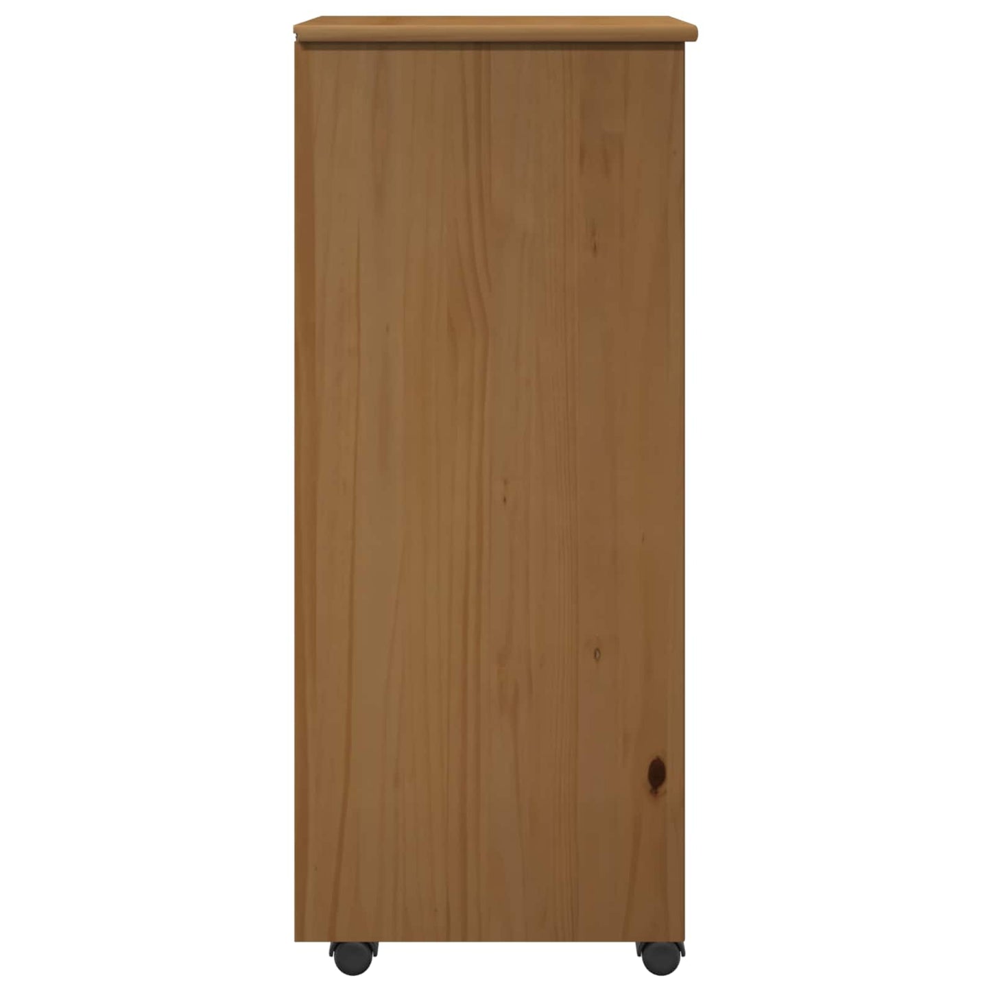 Mobile con Ruote con ruota Marrone miele 34 x 39 x 93,5 cm | homemem39