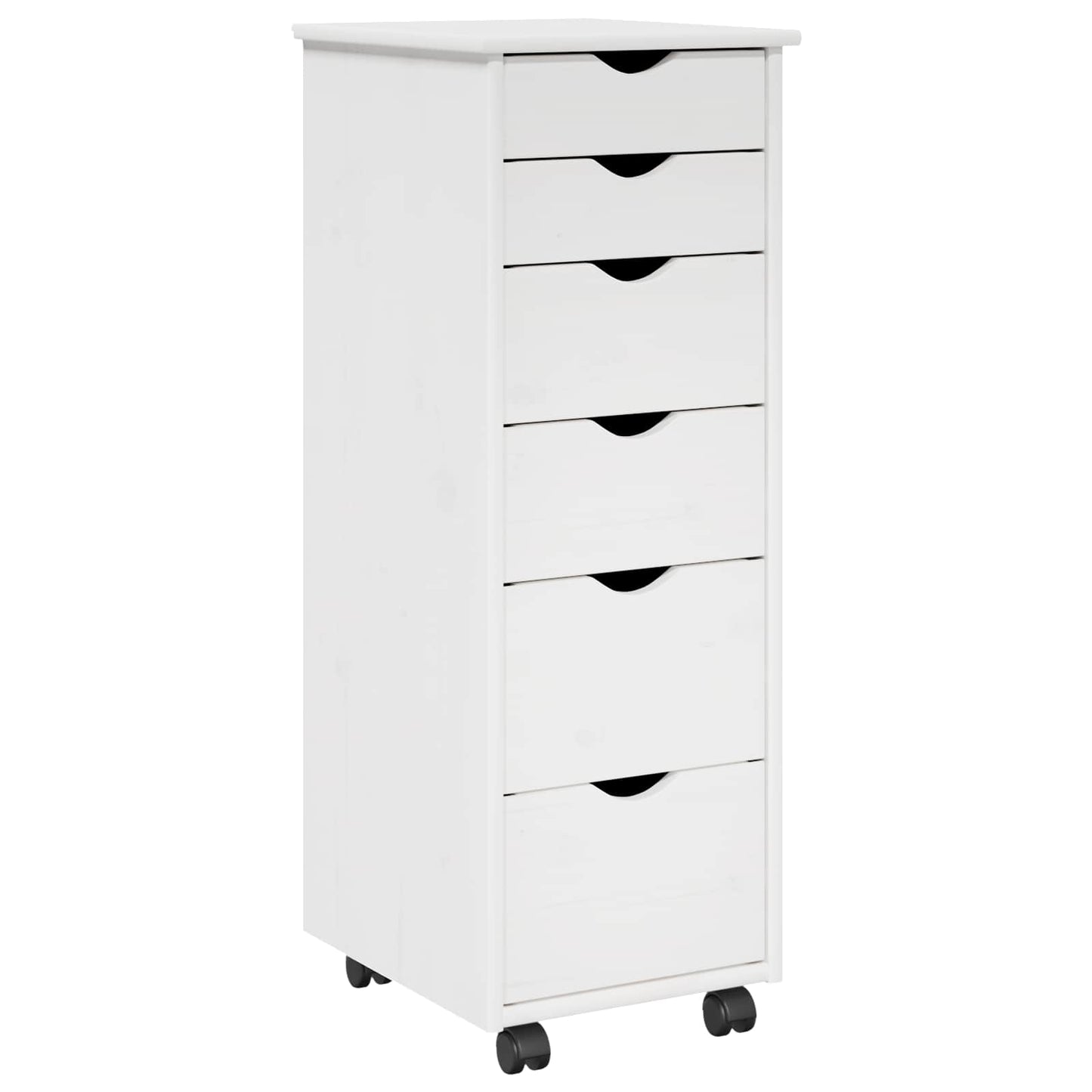 Mobile con Ruote con ruota Bianco 34 x 39 x 93,5 cm | homemem39