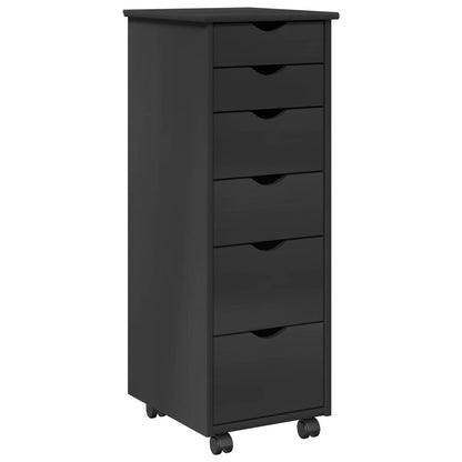 Mobile con Ruote con ruota Grigio 34 x 39 x 93,5 cm | homemem39