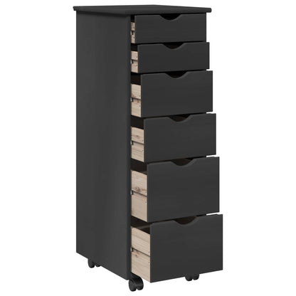 Mobile con Ruote con ruota Grigio 34 x 39 x 93,5 cm | homemem39