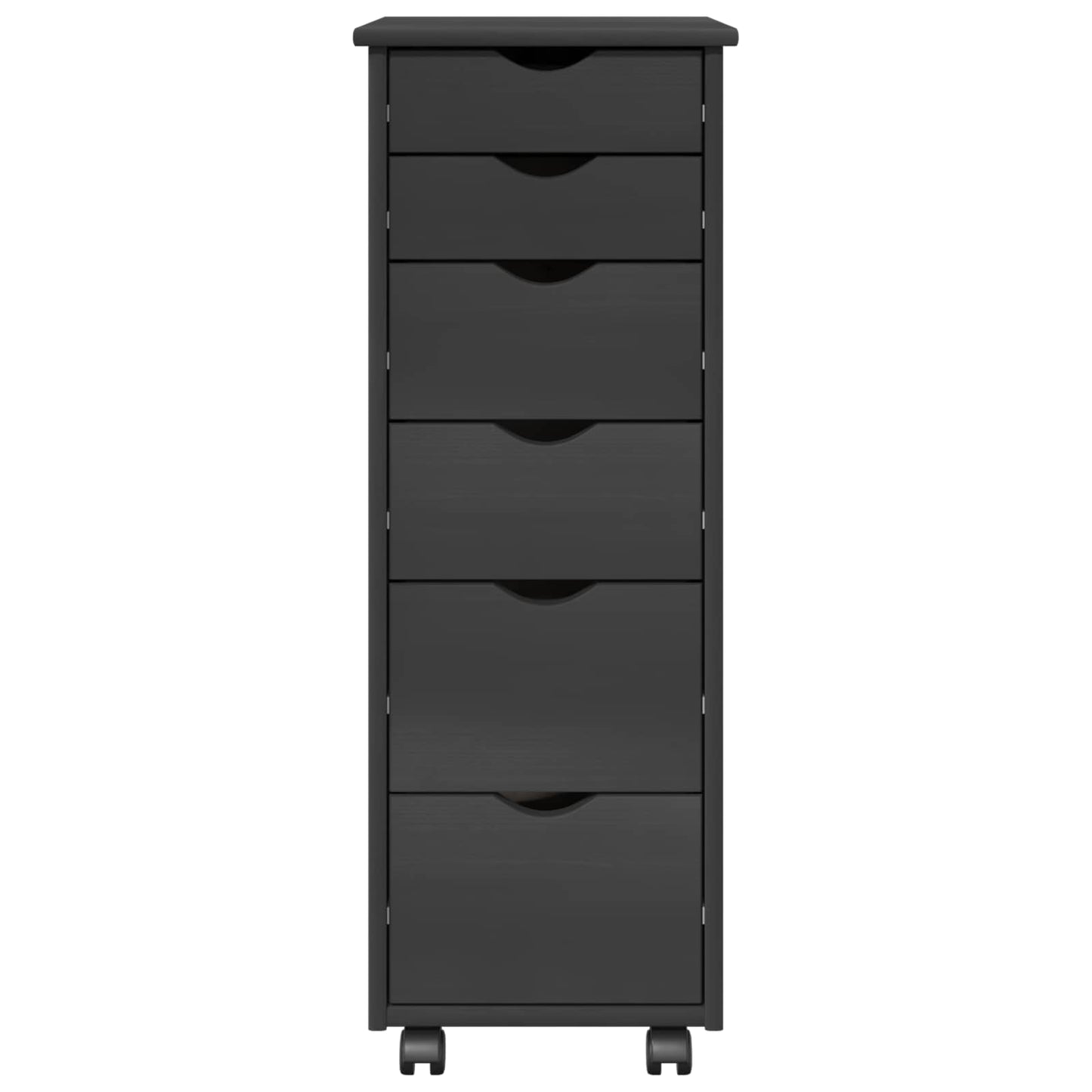 Mobile con Ruote con ruota Grigio 34 x 39 x 93,5 cm | homemem39