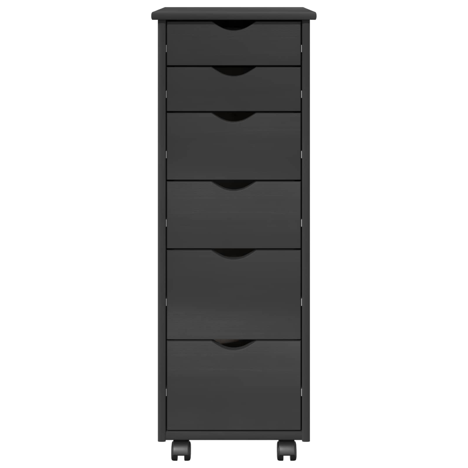 Mobile con Ruote con ruota Grigio 34 x 39 x 93,5 cm | homemem39