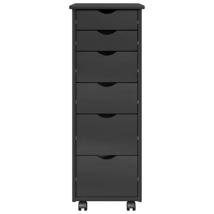 Mobile con Ruote con ruota Grigio 34 x 39 x 93,5 cm | homemem39