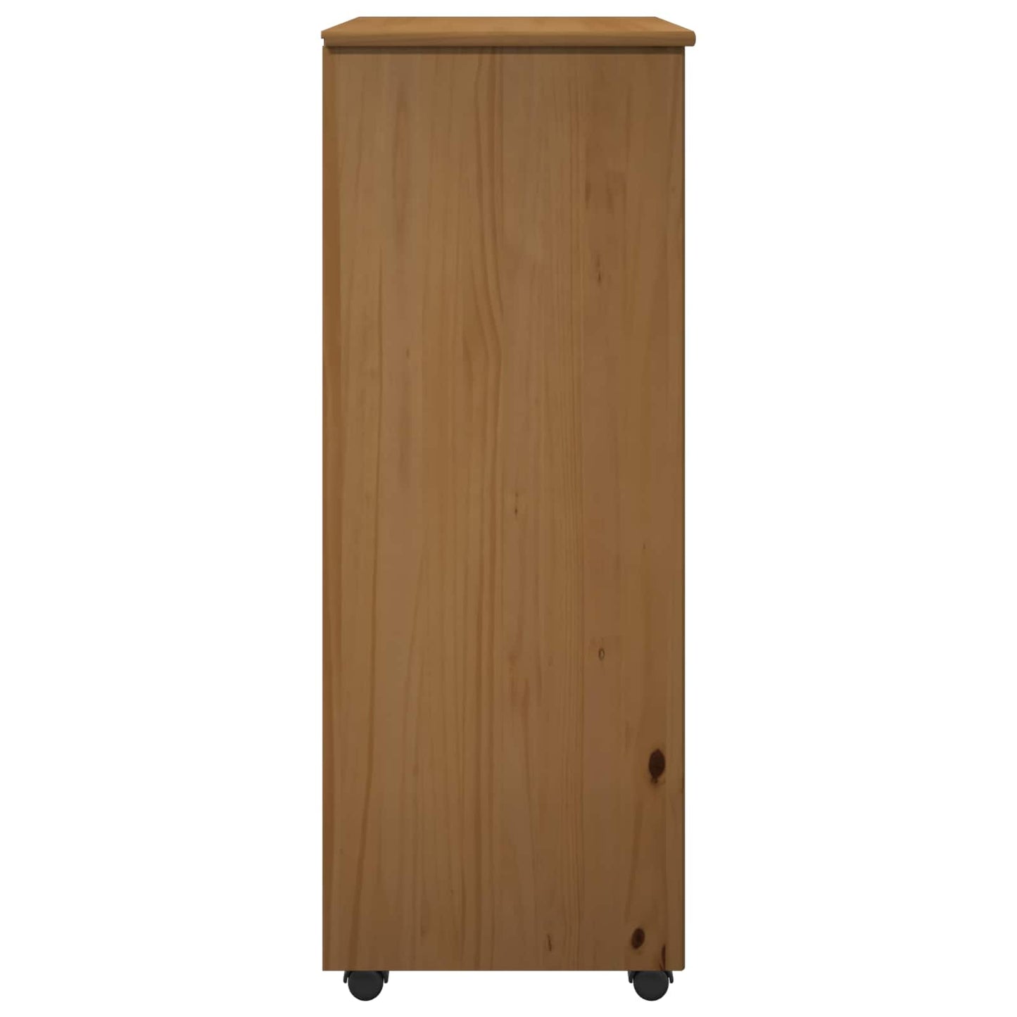 Mobile con Ruote con ruota Marrone miele 53 x 39 x 103 cm | homemem39