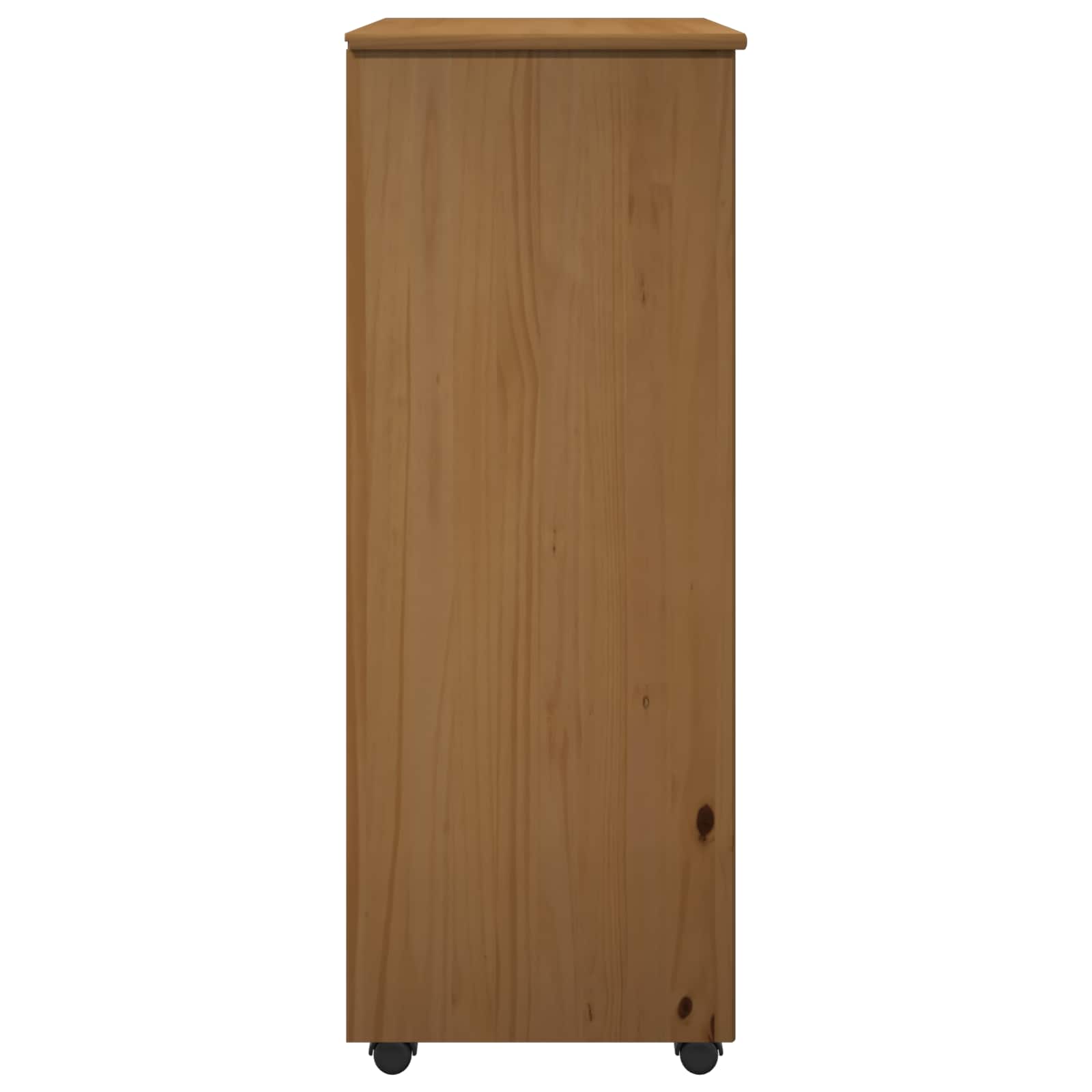 Mobile con Ruote con ruota Marrone miele 53 x 39 x 103 cm | homemem39