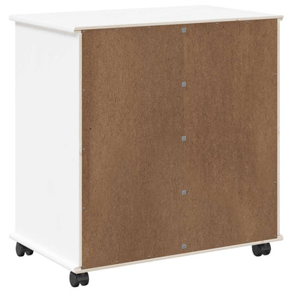 Mobile con Ruote con ruota Bianco 63,5 x 39 x 65,5 cm | homemem39
