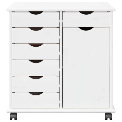 Mobile con Ruote con ruota Bianco 63,5 x 39 x 65,5 cm | homemem39