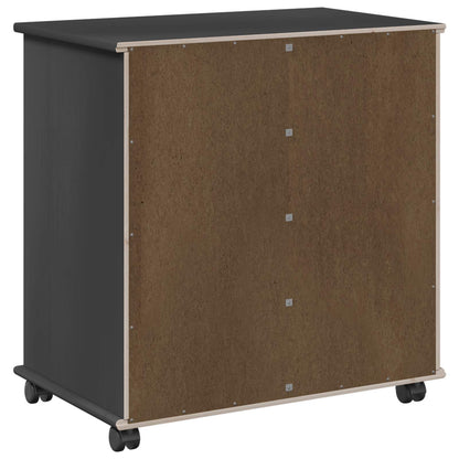 Mobile con Ruote con ruota Nero 63,5 x 39 x 65,5 cm
