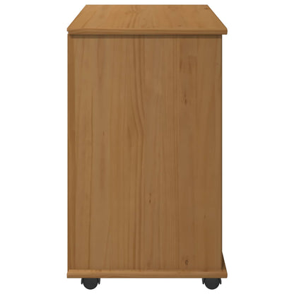 Mobile con Ruote con ruota Marrone miele 63,5 x 39 x 65,5 cm | homemem39