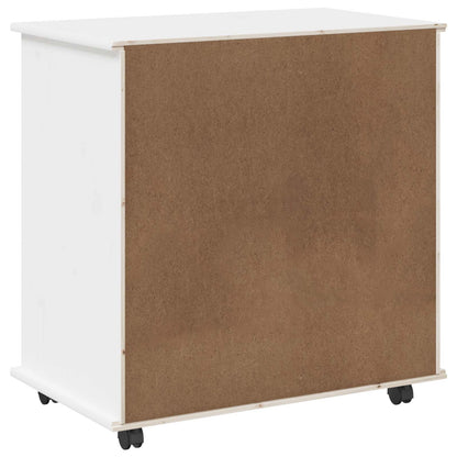 Mobile con Ruote con ruota Bianco 63,5 x 39 x 65,5 cm | homemem39