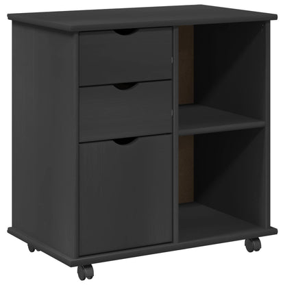 Mobile con Ruote con ruota Grigio 63,5 x 39 x 65,5 cm | homemem39