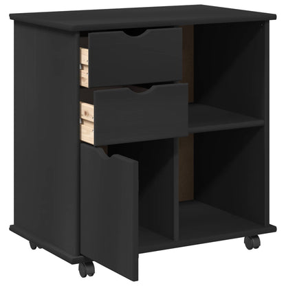 Mobile con Ruote con ruota Nero 63,5 x 39 x 65,5 cm | homemem39
