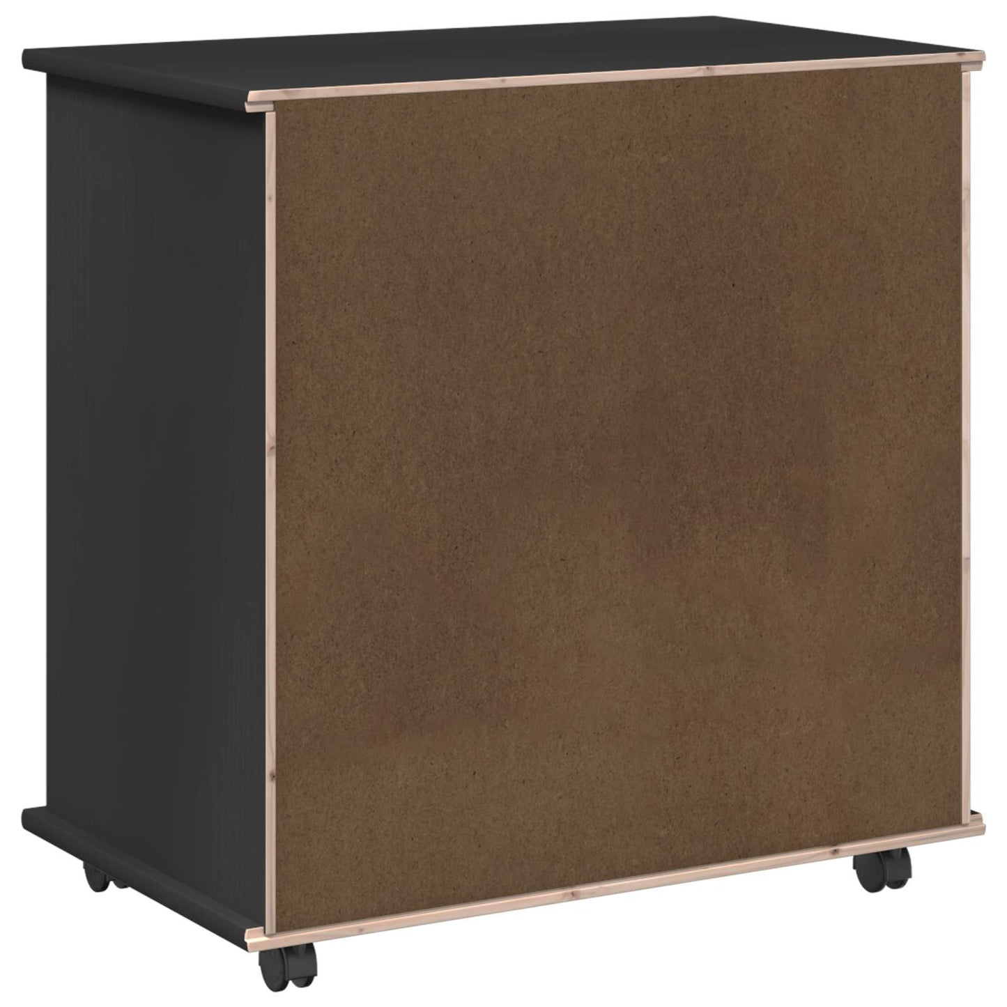 Mobile con Ruote con ruota Nero 63,5 x 39 x 65,5 cm | homemem39
