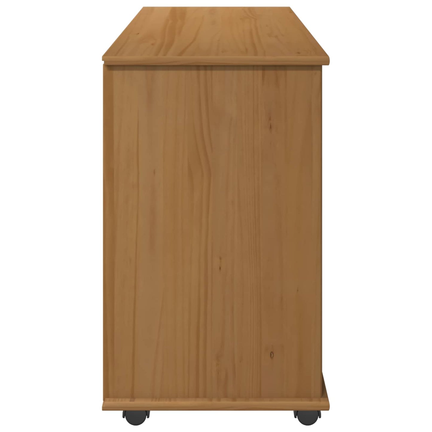 Mobile con Ruote con ruota Marrone miele 100 x 39 x 65,5 cm | homemem39