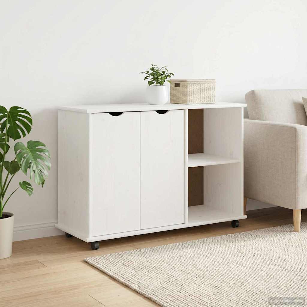 Mobile con Ruote con ruota Bianco 100 x 39 x 65,5 cm | homemem39