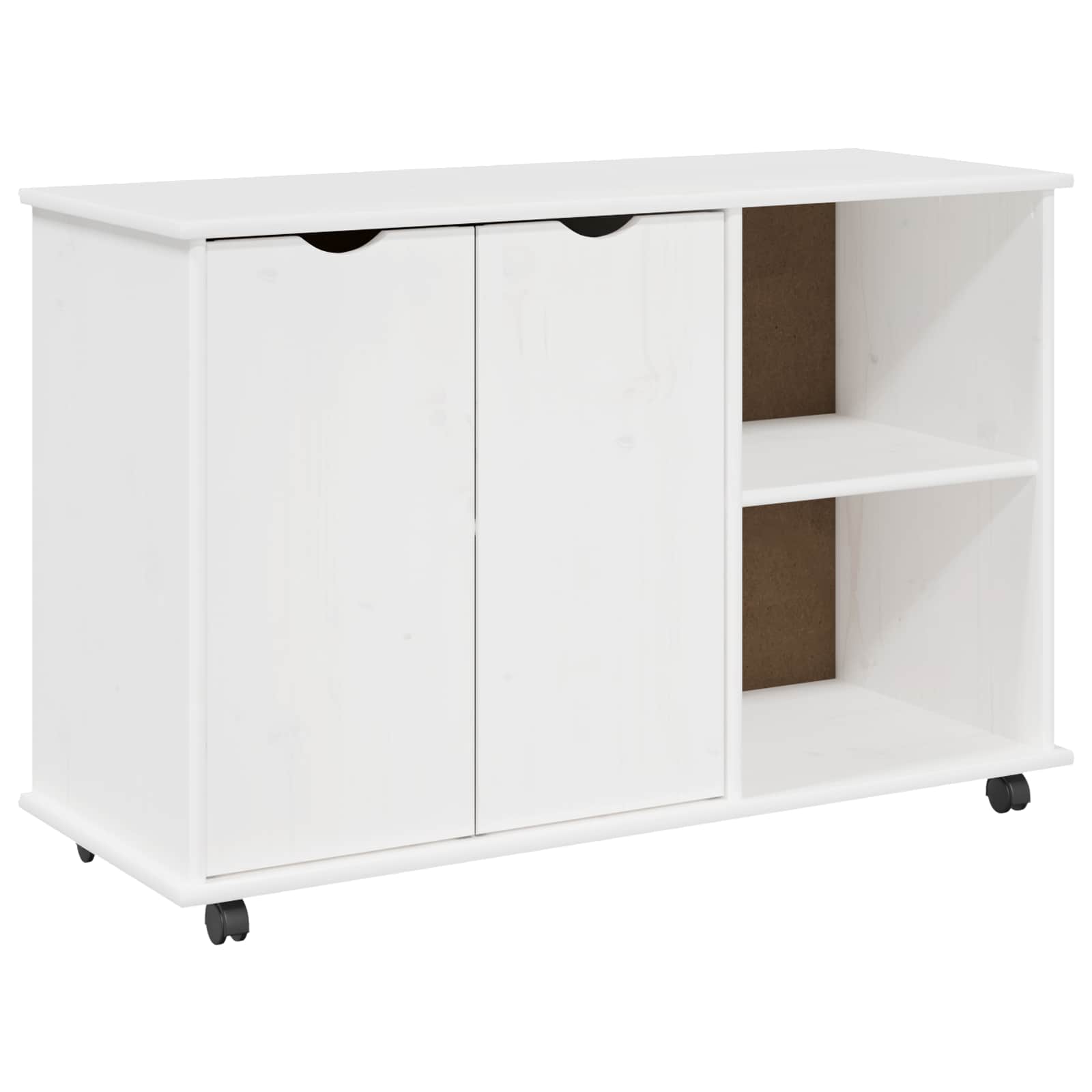 Mobile con Ruote con ruota Bianco 100 x 39 x 65,5 cm | homemem39