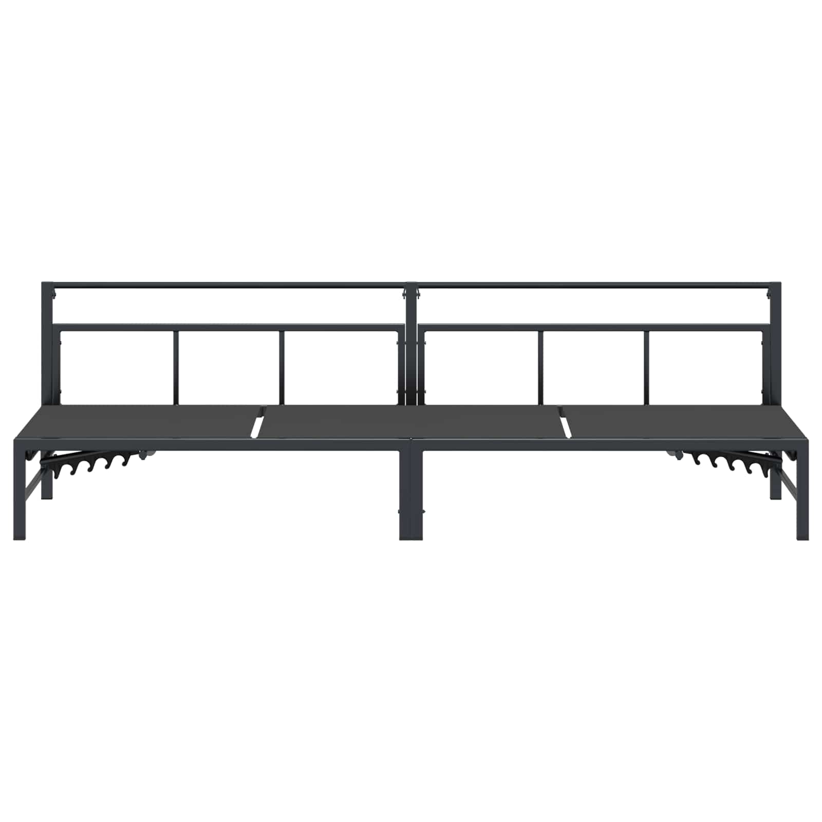 Lettino da sole Nero 200 x 62 x 59,5 cm Textilene | homemem39