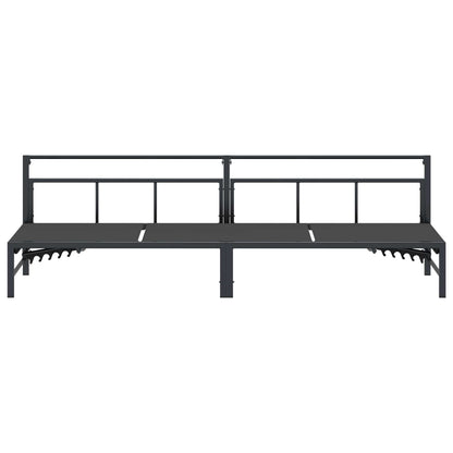 Lettino da sole Nero 200 x 62 x 59,5 cm Textilene | homemem39