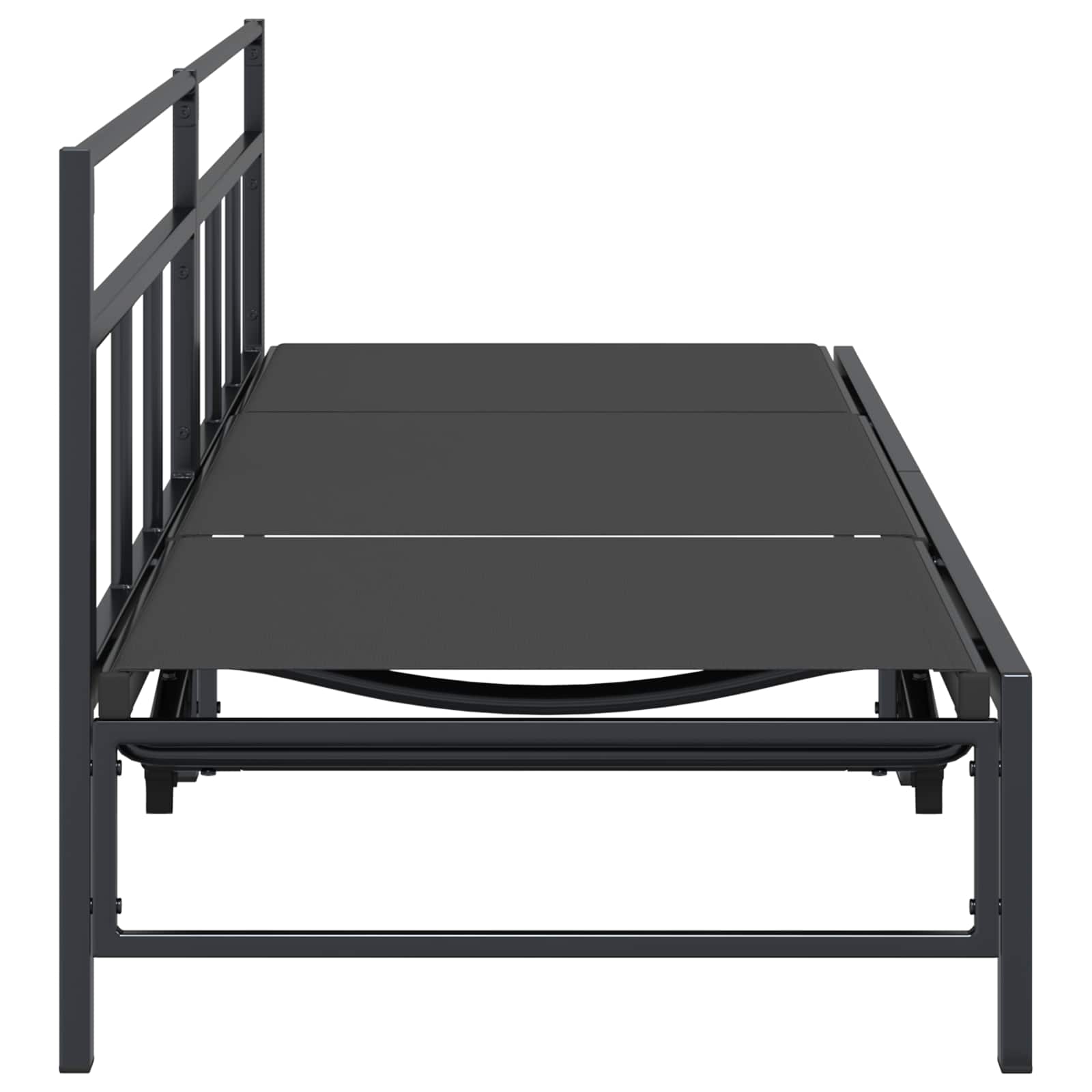 Lettino da sole Nero 200 x 62 x 59,5 cm Textilene | homemem39