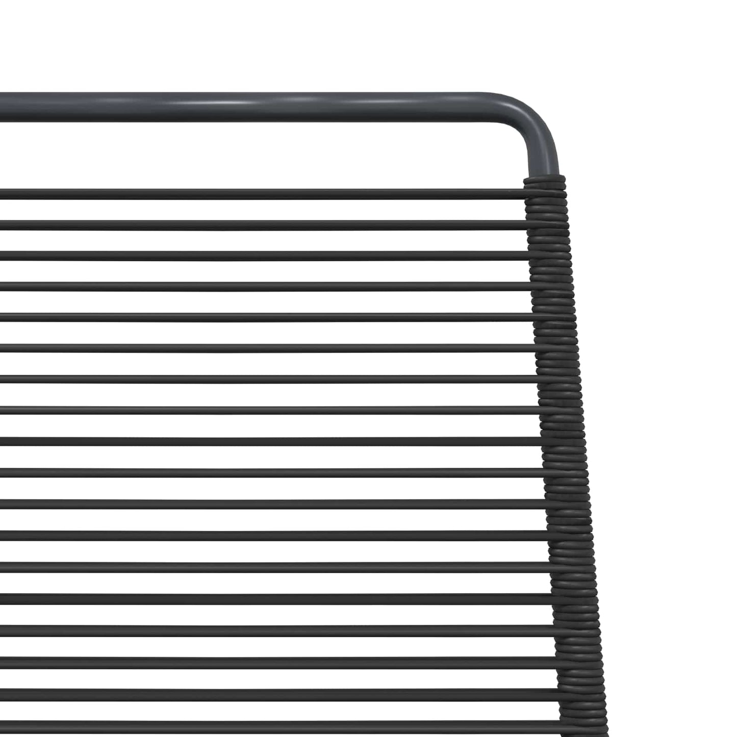Sedie da giardino 2 pcs Nero 48 x 55 x 89,5 cm Rattan | homemem39