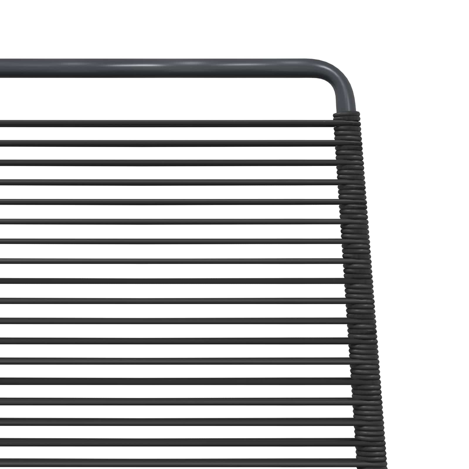 Sedie da giardino 2 pcs Nero 48 x 55 x 89,5 cm Rattan | homemem39
