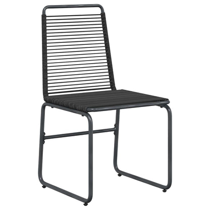 Sedie da giardino 2 pcs Nero 48 x 55 x 89,5 cm Rattan | homemem39