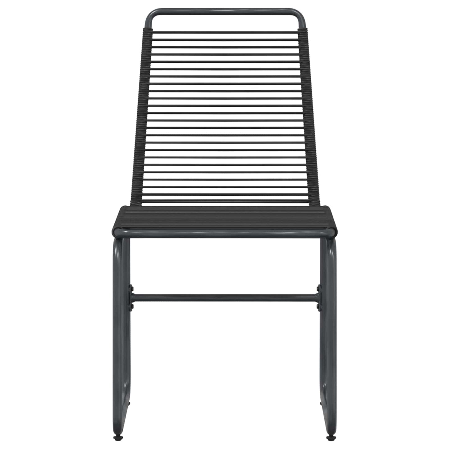 Sedie da giardino 2 pcs Nero 48 x 55 x 89,5 cm Rattan | homemem39