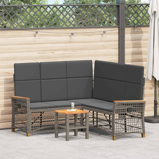 Set di Divani Recliner da Giardino 5-Numero di posti