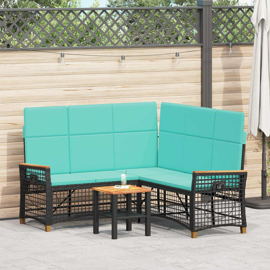Set di Divani Recliner da Giardino 5-Numero di posti