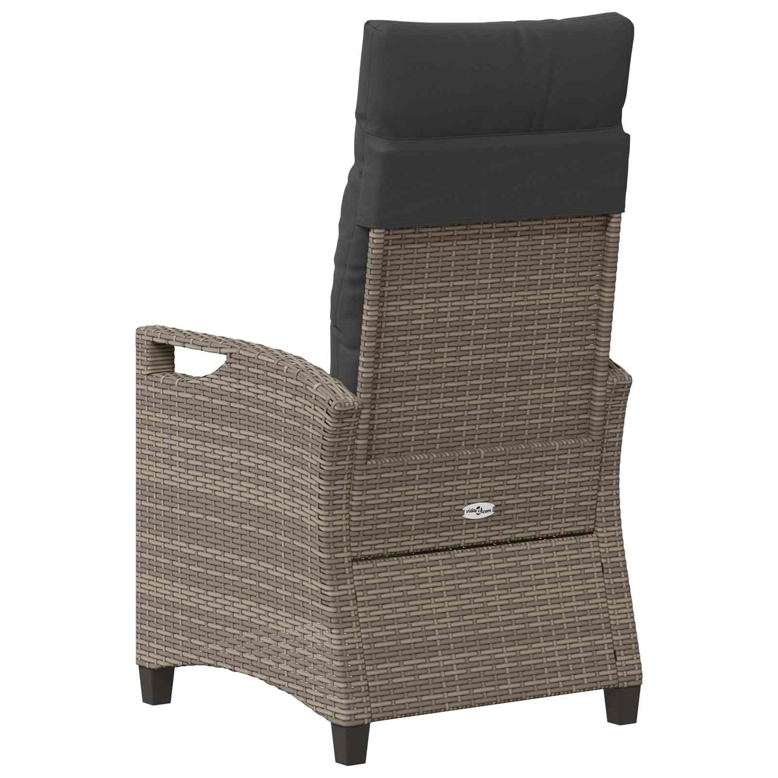 Sedia da Giardino 2 pcs Grigio e Grigio Scuro 56 x 60 x 112 cm | homemem39