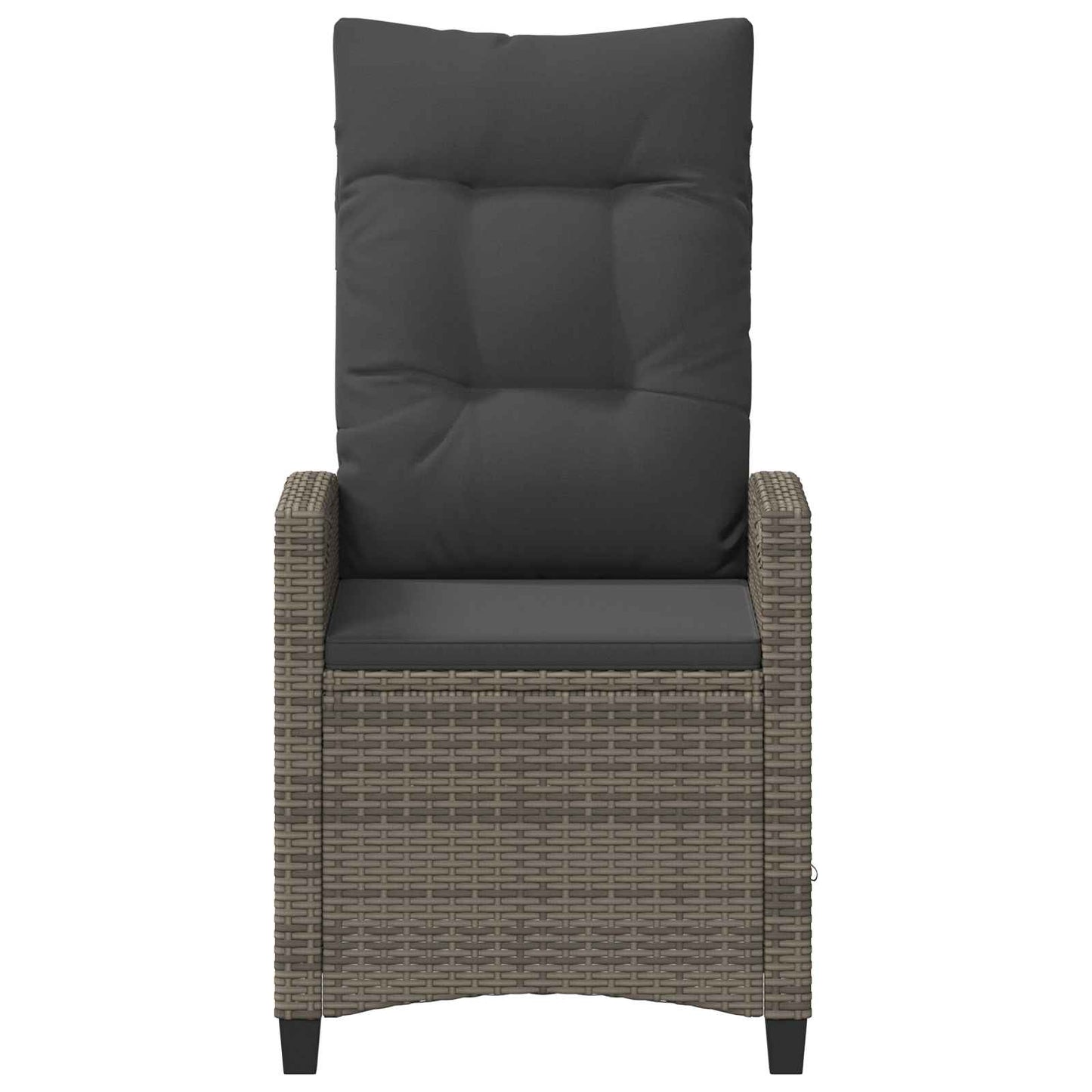 Sedia da Giardino 2 pcs Grigio e Grigio Scuro 56 x 60 x 112 cm | homemem39