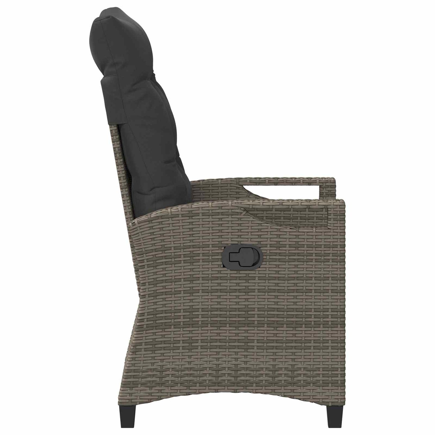 Sedia da Giardino 2 pcs Grigio e Grigio Scuro 56 x 60 x 112 cm | homemem39