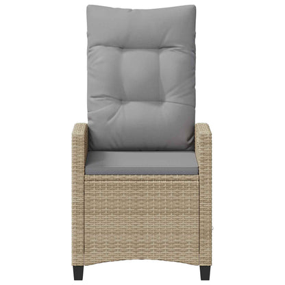 Sedia da Giardino 2 pcs Beige e Grigio Chiaro 56 x 60 x 112 cm | homemem39