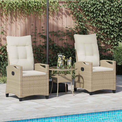 Sedia da Giardino 2 pcs Beige e Crema 56 x 60 x 112 cm | homemem39