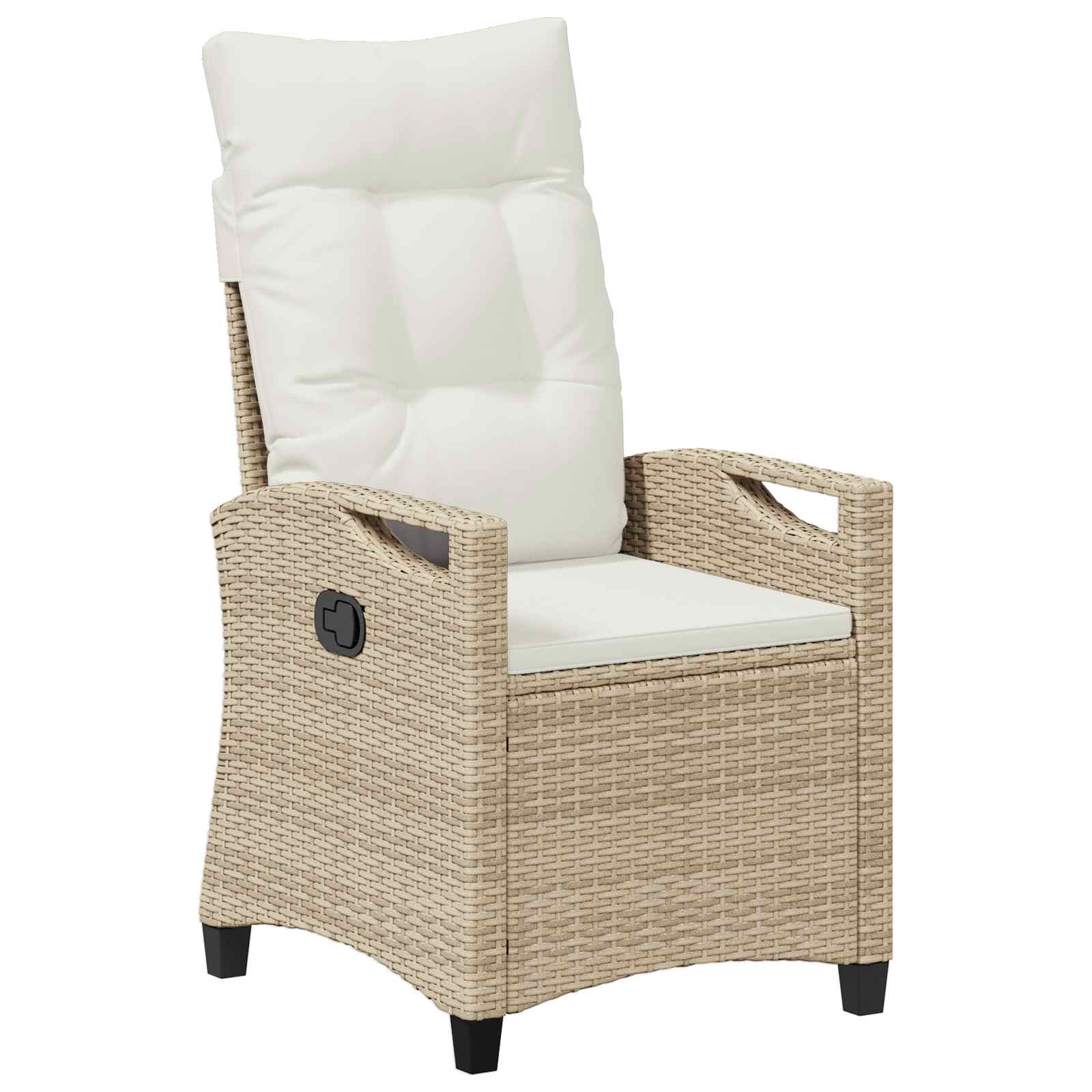 Sedia da Giardino 2 pcs Beige e Crema 56 x 60 x 112 cm | homemem39