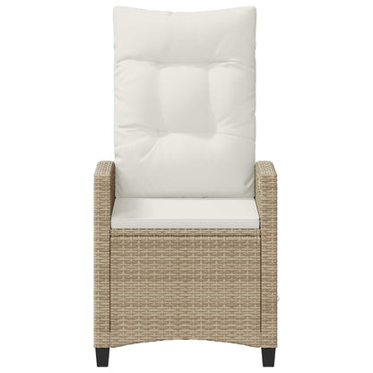 Sedia da Giardino 2 pcs Beige e Crema 56 x 60 x 112 cm