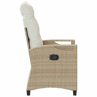 Sedia da Giardino 2 pcs Beige e Crema 56 x 60 x 112 cm | homemem39