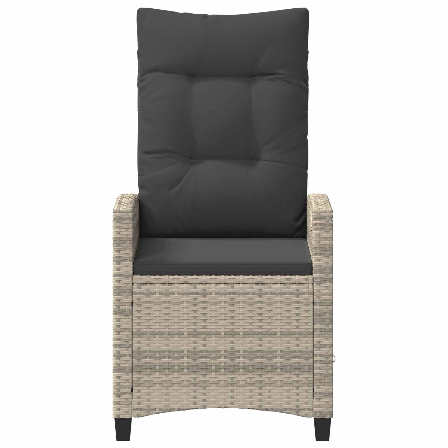 Sedia da Giardino 2 pcs Grigio chiaro e grigio scuro | homemem39