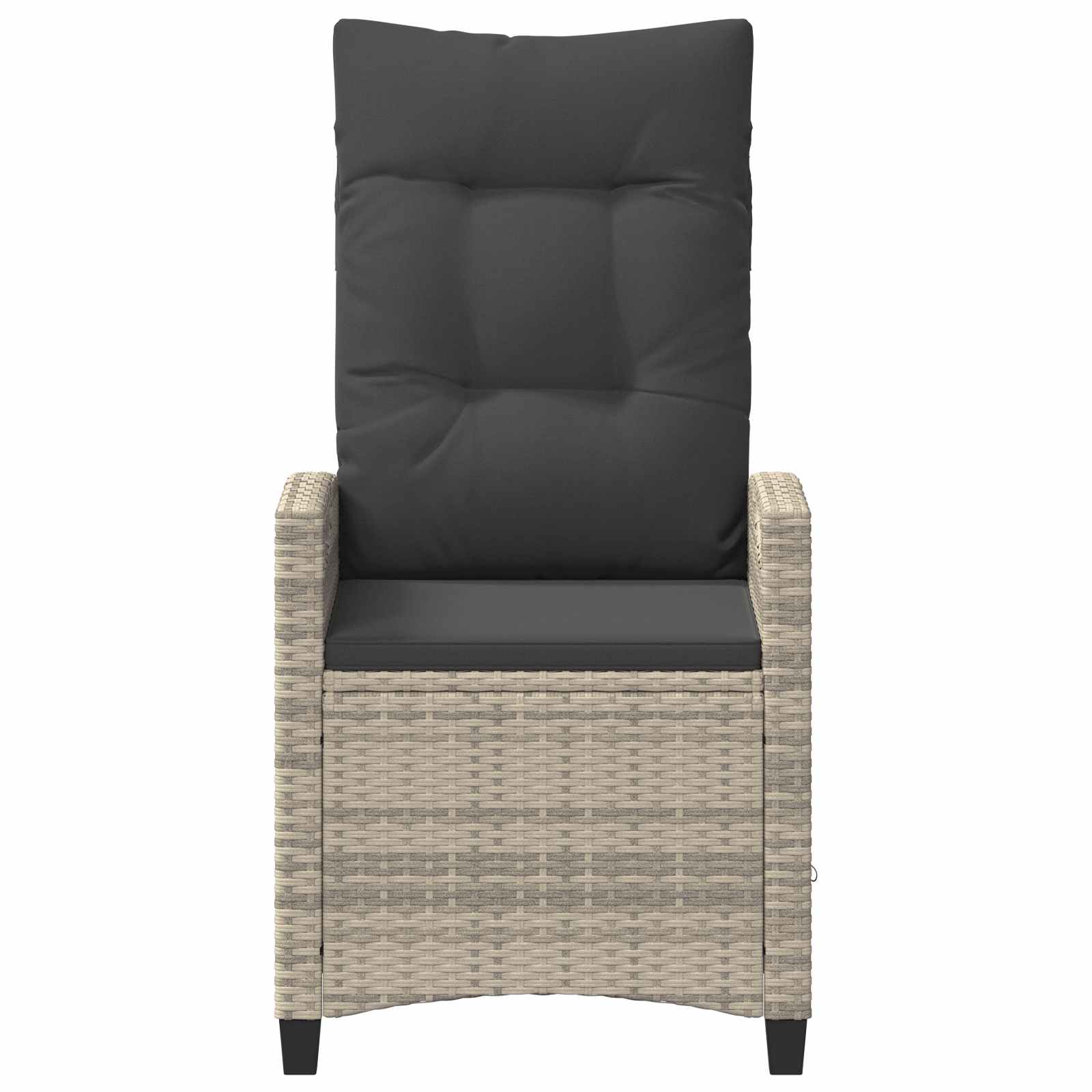 Sedia da Giardino 2 pcs Grigio chiaro e grigio scuro | homemem39