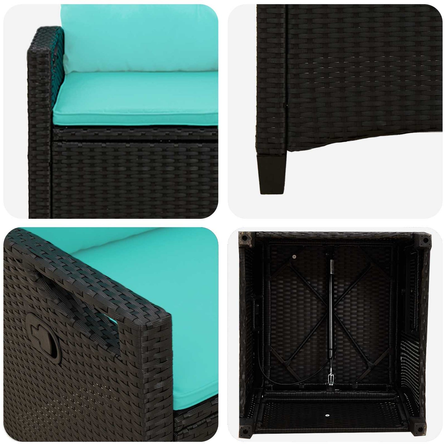 Sedia da Giardino 56 x 64 x 94 cm acciaio | homemem39
