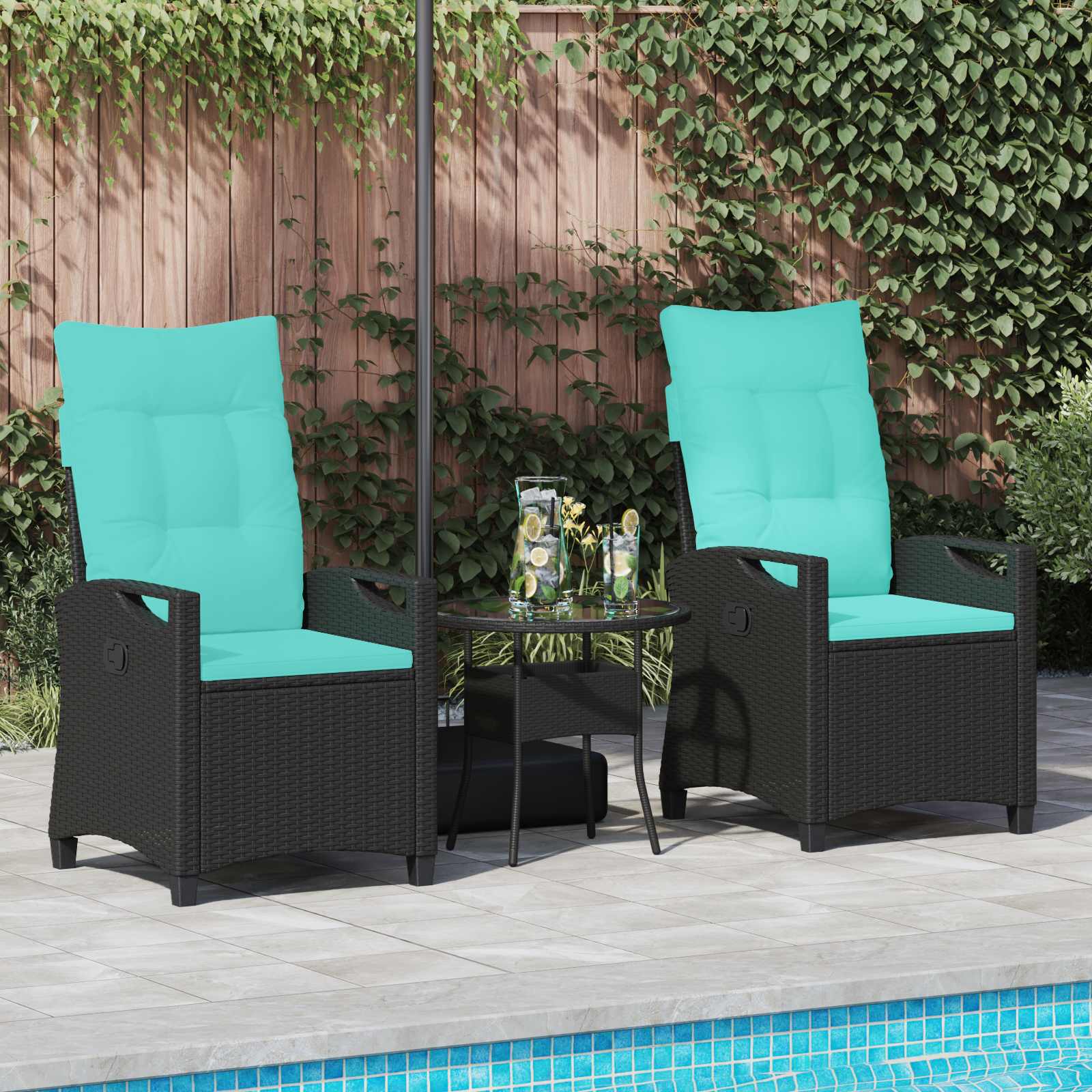 Sedia da Giardino 56 x 64 x 94 cm acciaio | homemem39